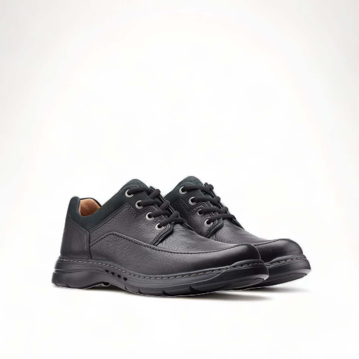 CLARKS UN BRAWLEY LACE BLACK