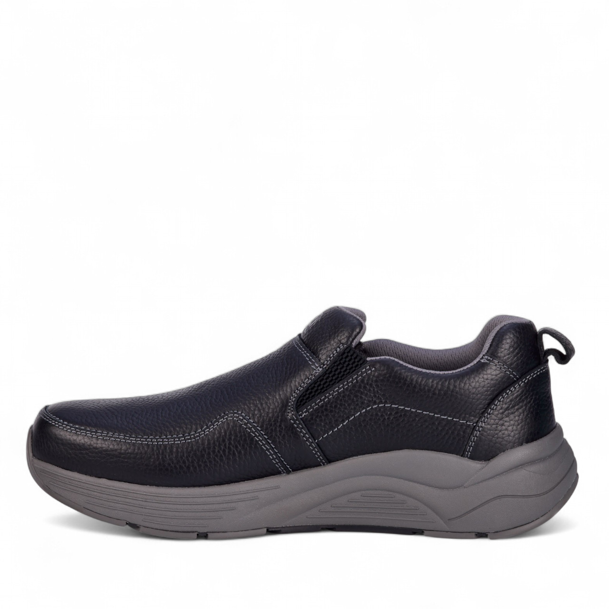 DREW MATCH - BLACK PEBBLED LEATHER