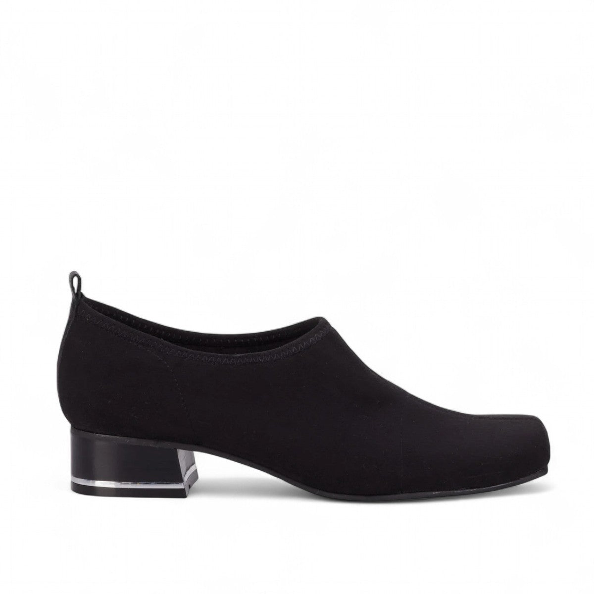 ROS HOMMERSON ESTHER BLACK STRETCH SUEDE