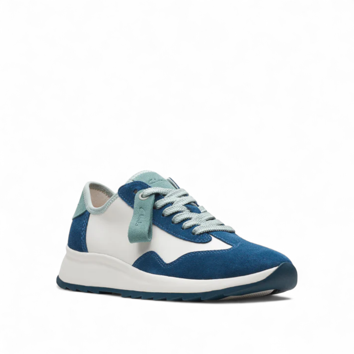 CLARKS DASHLITE LO - TEAL COMBI