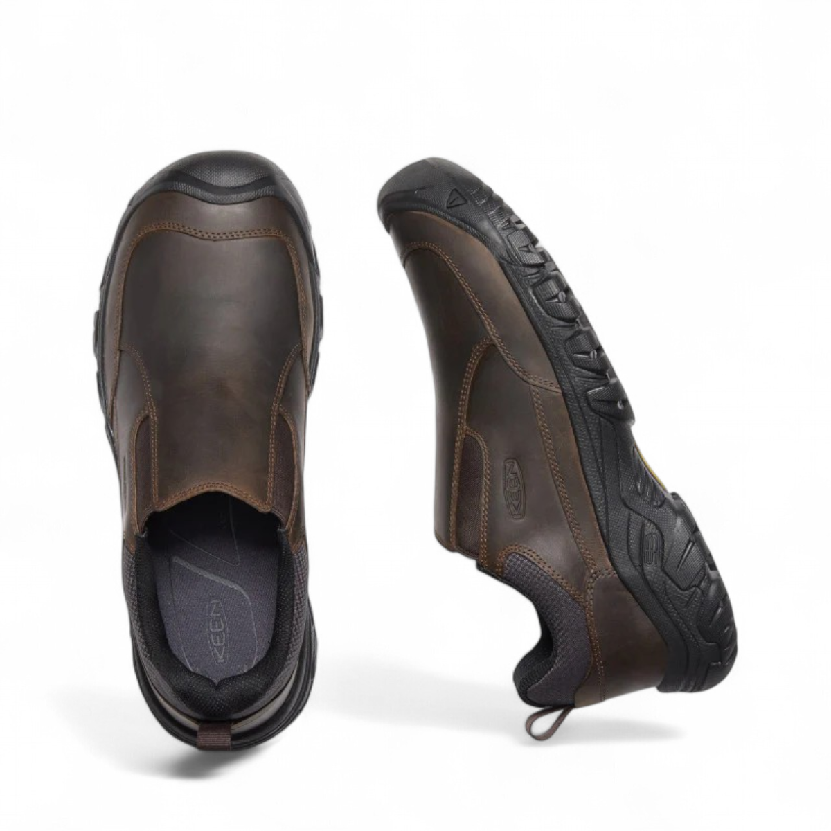 KEEN MEN'S TARGHEE III SLIP-ON - DARK ERTH/MULCH