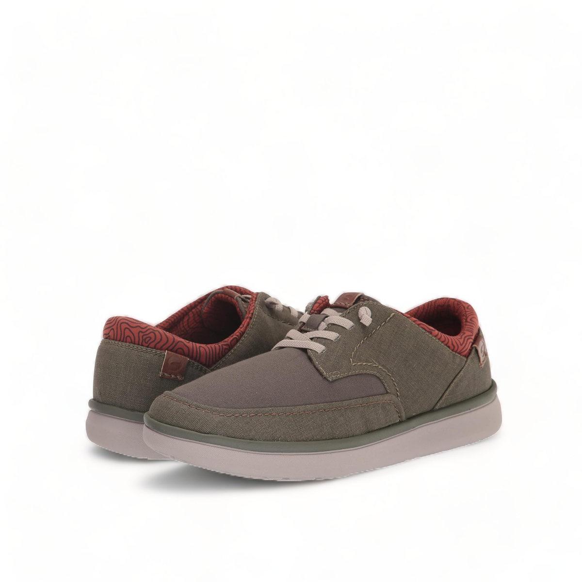 CLARKS CANTAL LOW - OLIVE COMBI