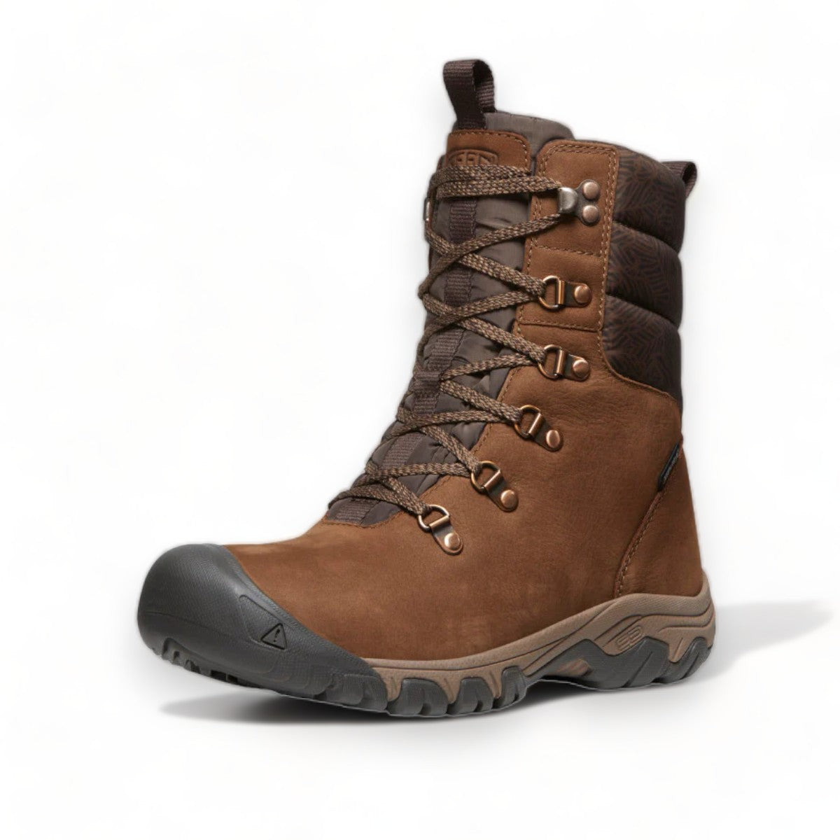 KEEN WOMEN'S GRETA WATERPROOF BOOT - BISON/JAVA