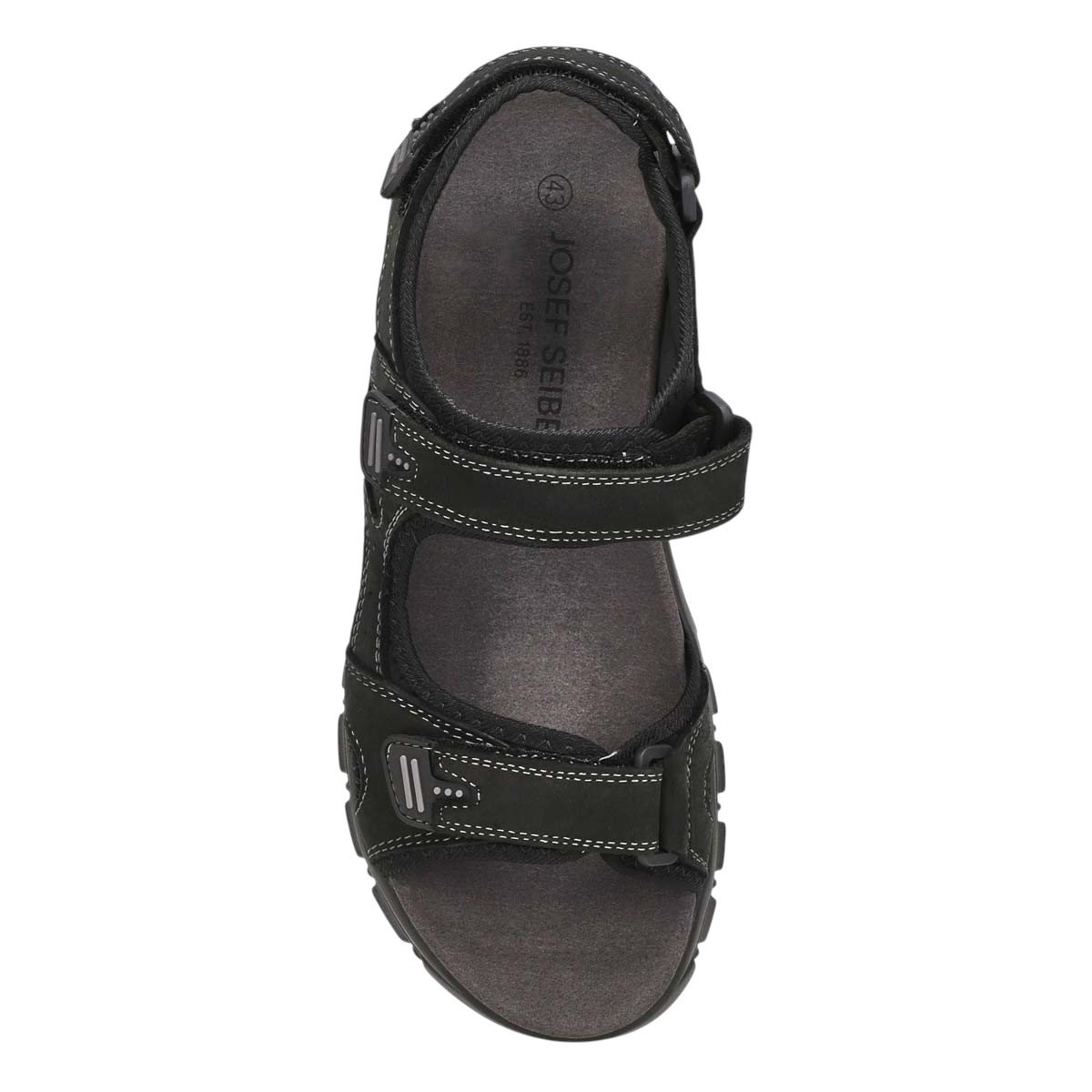 JOSEF SEIBEL BART 01 - BLACK NUBUCK