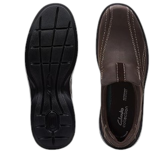 CLARKS GESSLER STEP - DARK BROWN