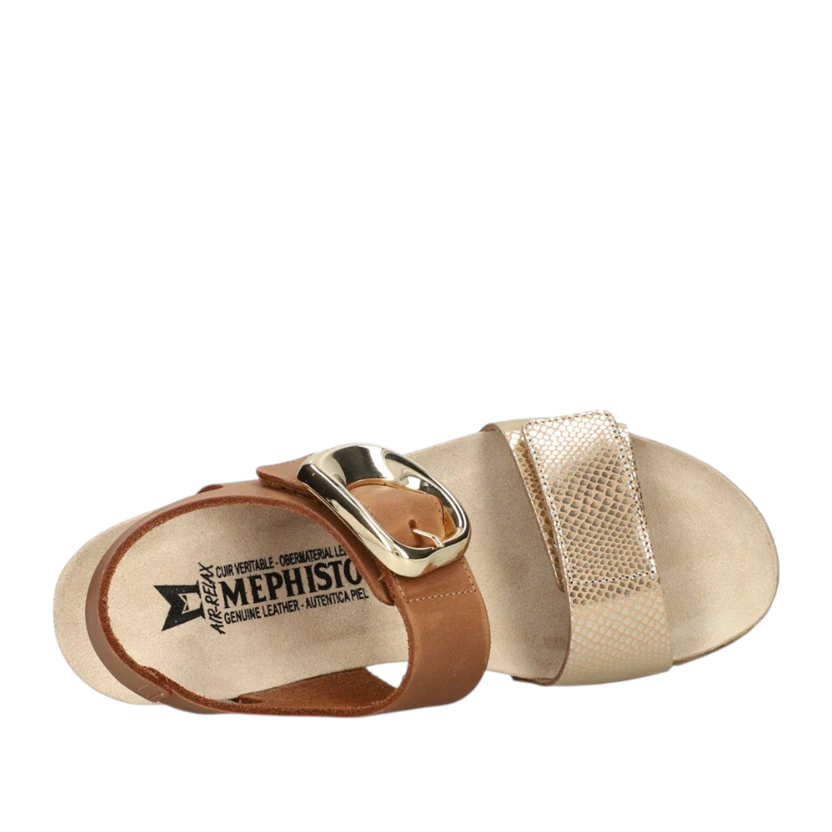 MEPHISTO LEANDRE - LIGHT SAND - HAVANA/SCRATCH