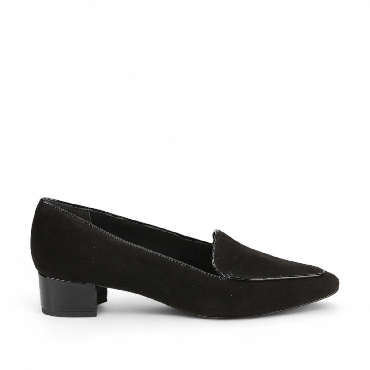 ROS HOMMERSON HONEY BLACK SUEDE/PATENT