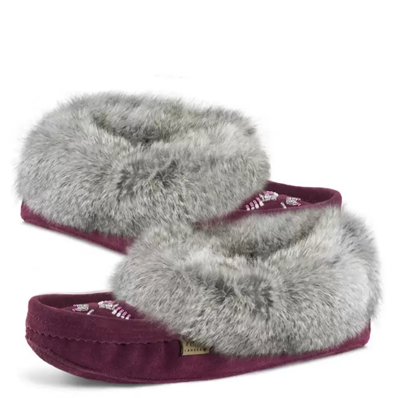 Moccasin Burgendy Suede