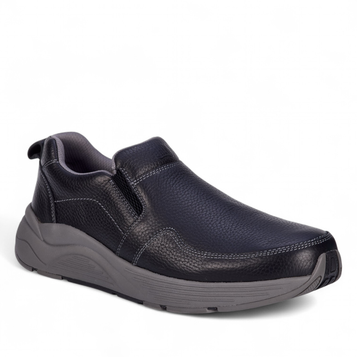 DREW MATCH - BLACK PEBBLED LEATHER