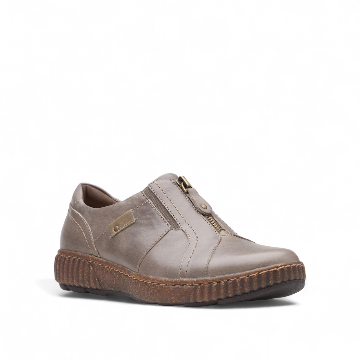 CLARKS MAGNOLIA ZIP - DARK TAUPE