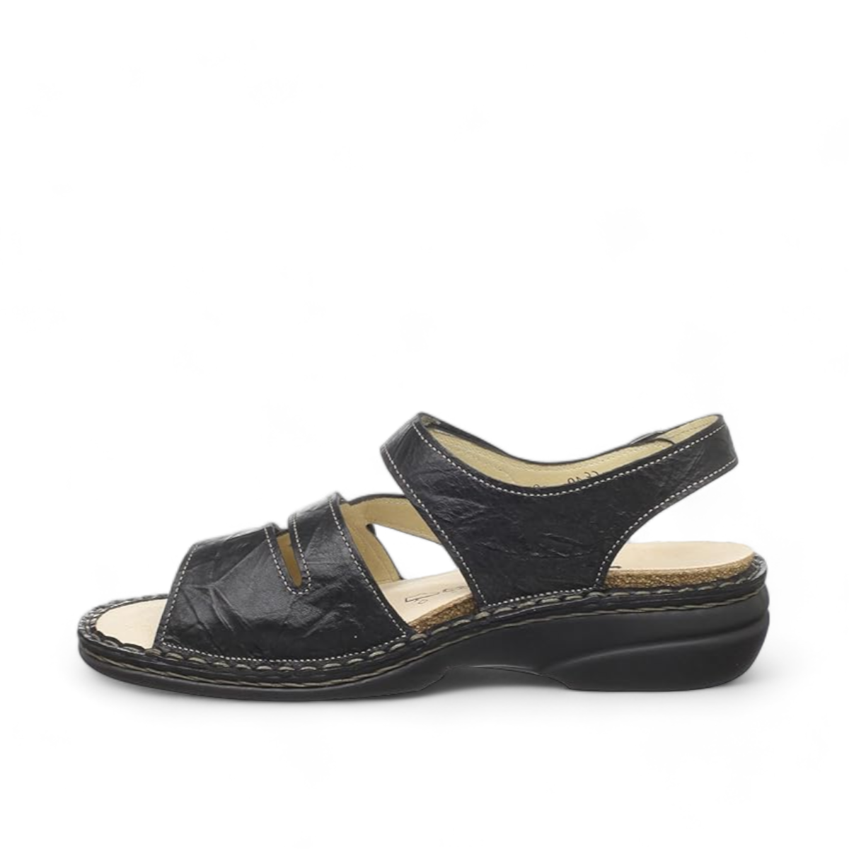 FINN COMFORT GOMERA - PLISSEELIGHT SCHWARZ