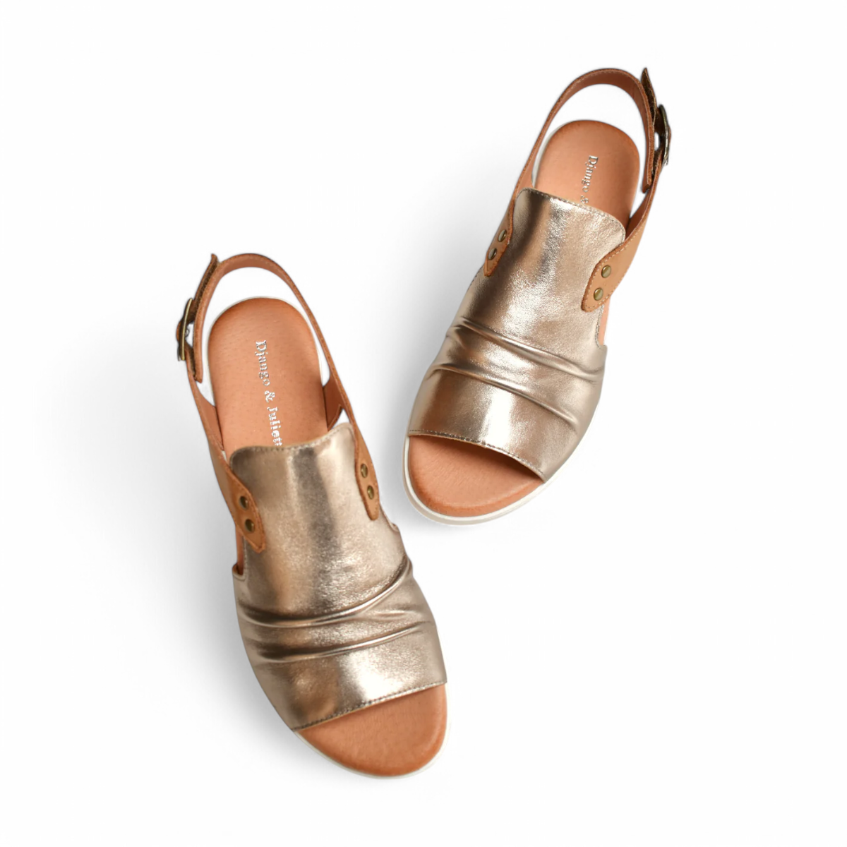 DJANGO & JULIETTE MADIS CHAMPAGNE-DK TAN