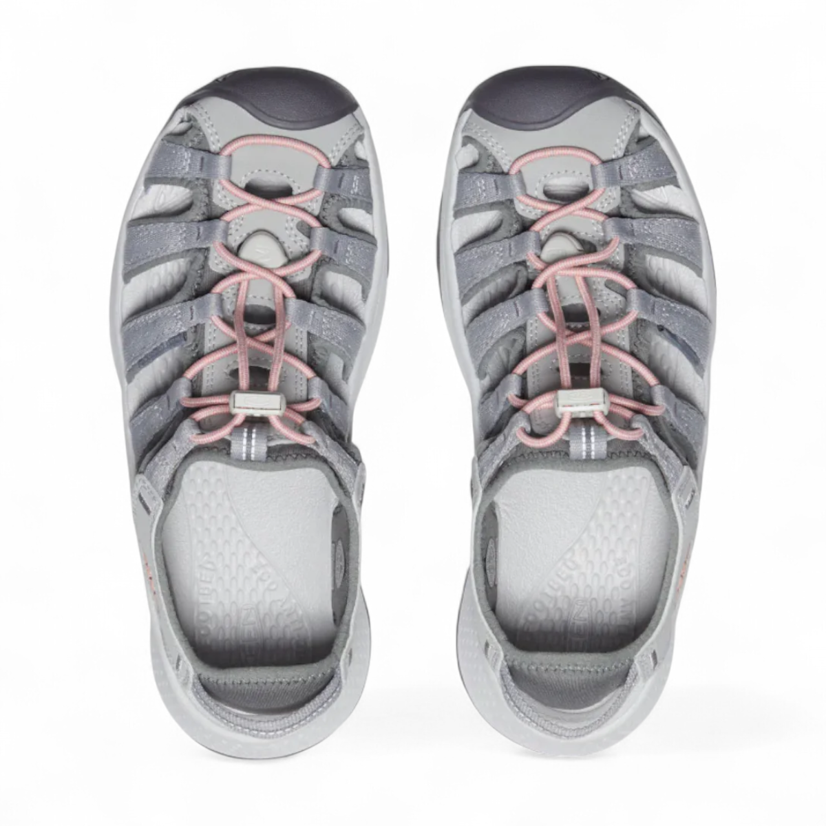 KEEN WOMEN'S ASTORIA WEST SANDAL - GRAY/CORAL