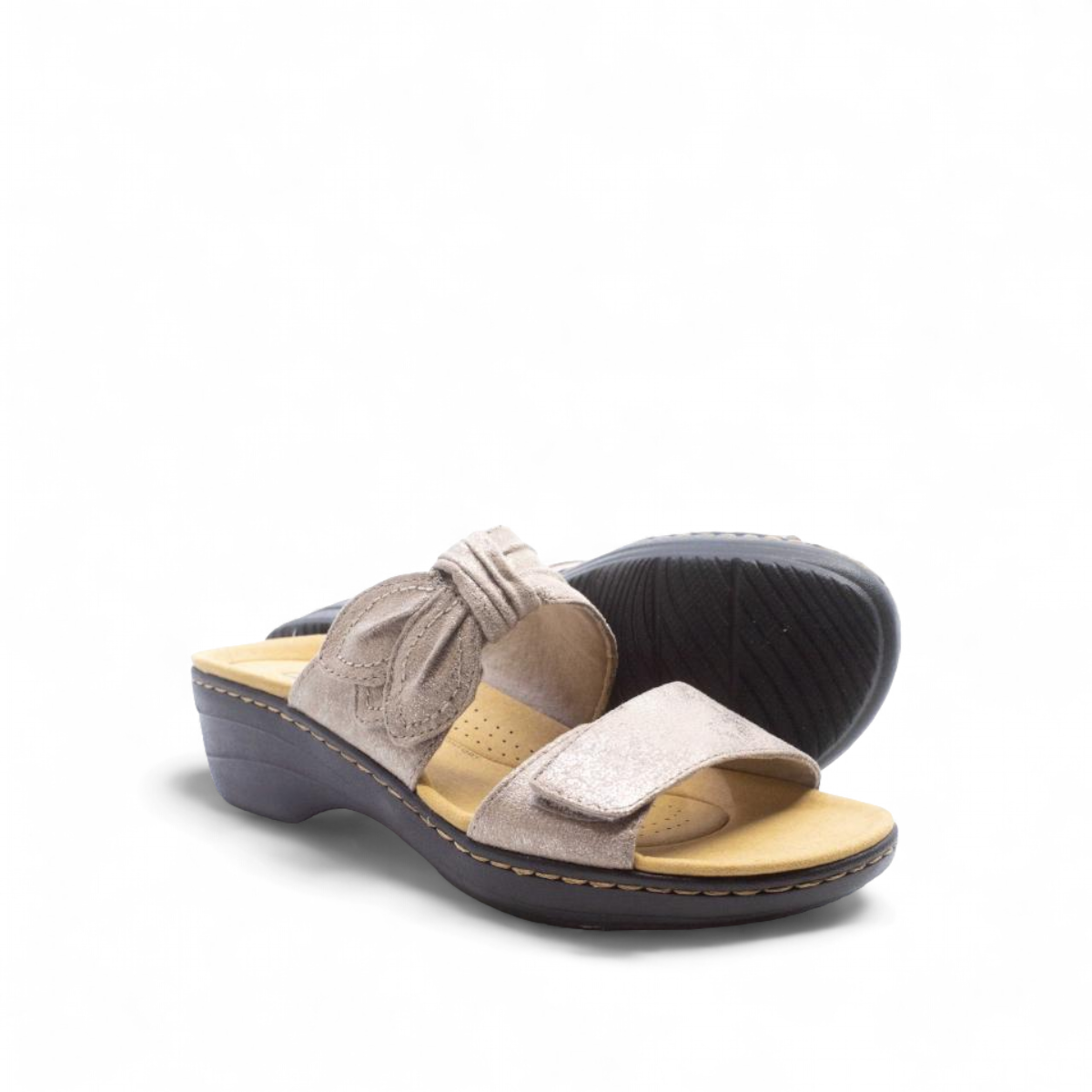 CLARKS MERLIAH CHARM - TAUPE METALLIC