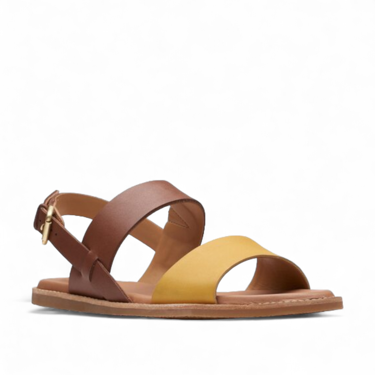 CLARKS KARSEA STRAP - TAN COMBI