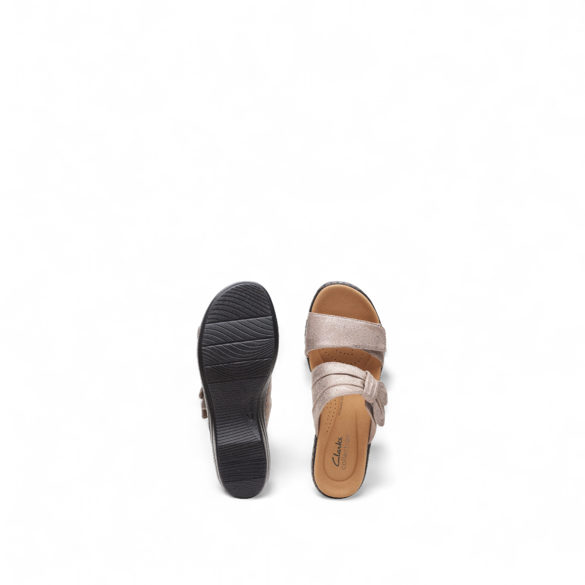 CLARKS MERLIAH CHARM - TAUPE METALLIC