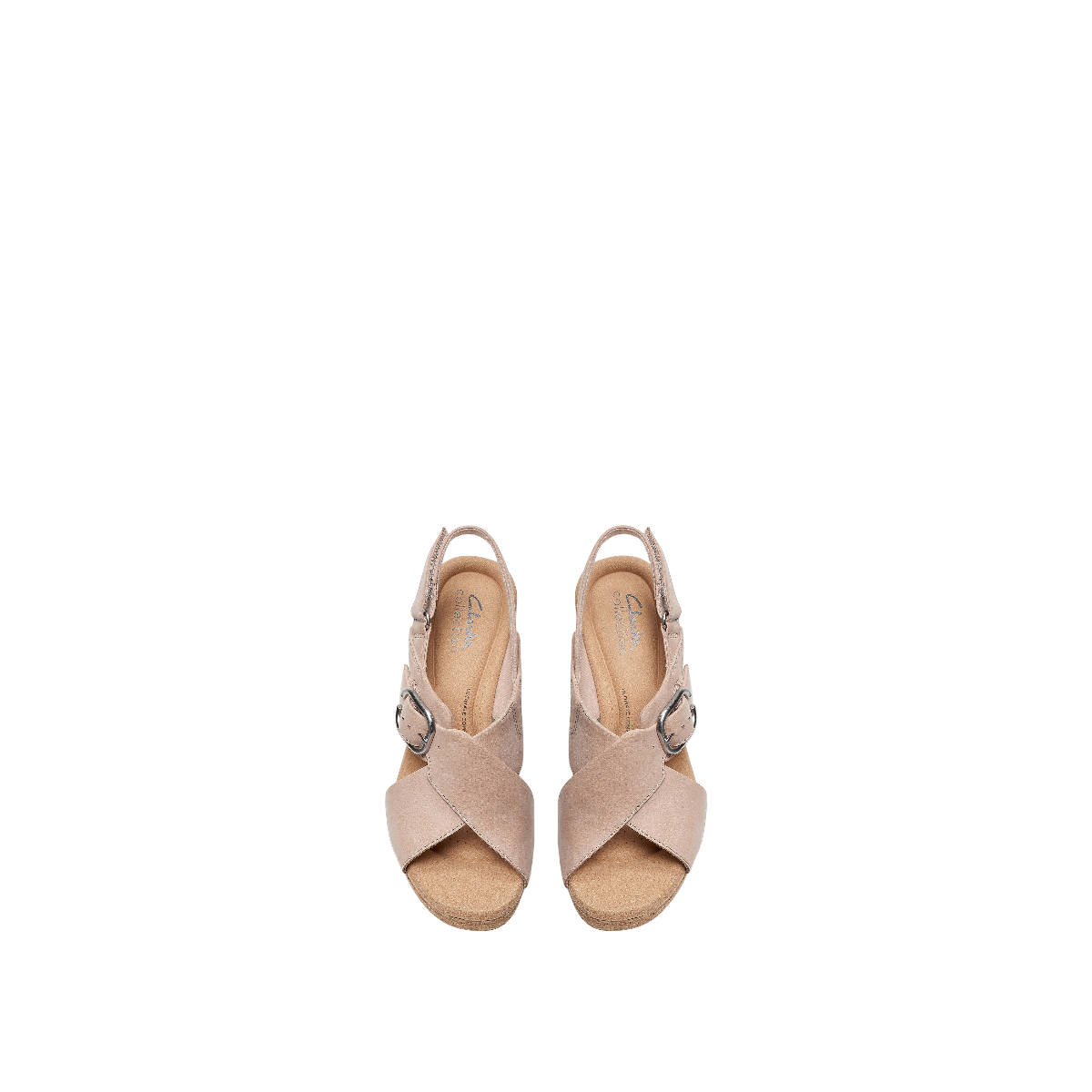 CLARKS GISELLE DOVE - SAND NUBUCK