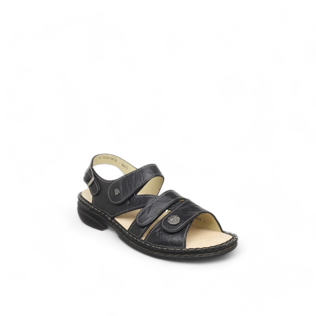 FINN COMFORT GOMERA - PLISSEELIGHT SCHWARZ