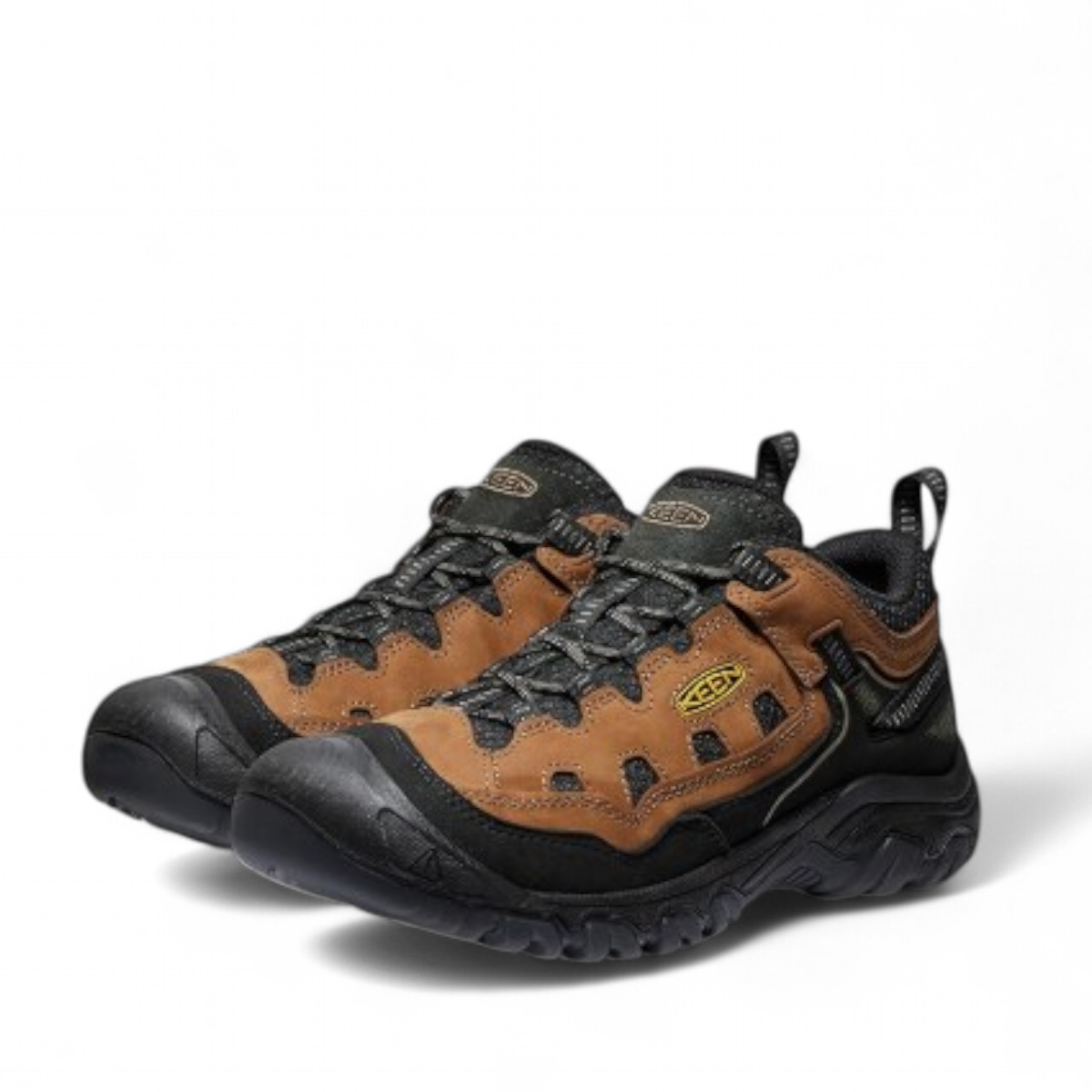 KEEN MEN'S TARGHEE IV VENT -BISON/GOLDEN YELLOW
