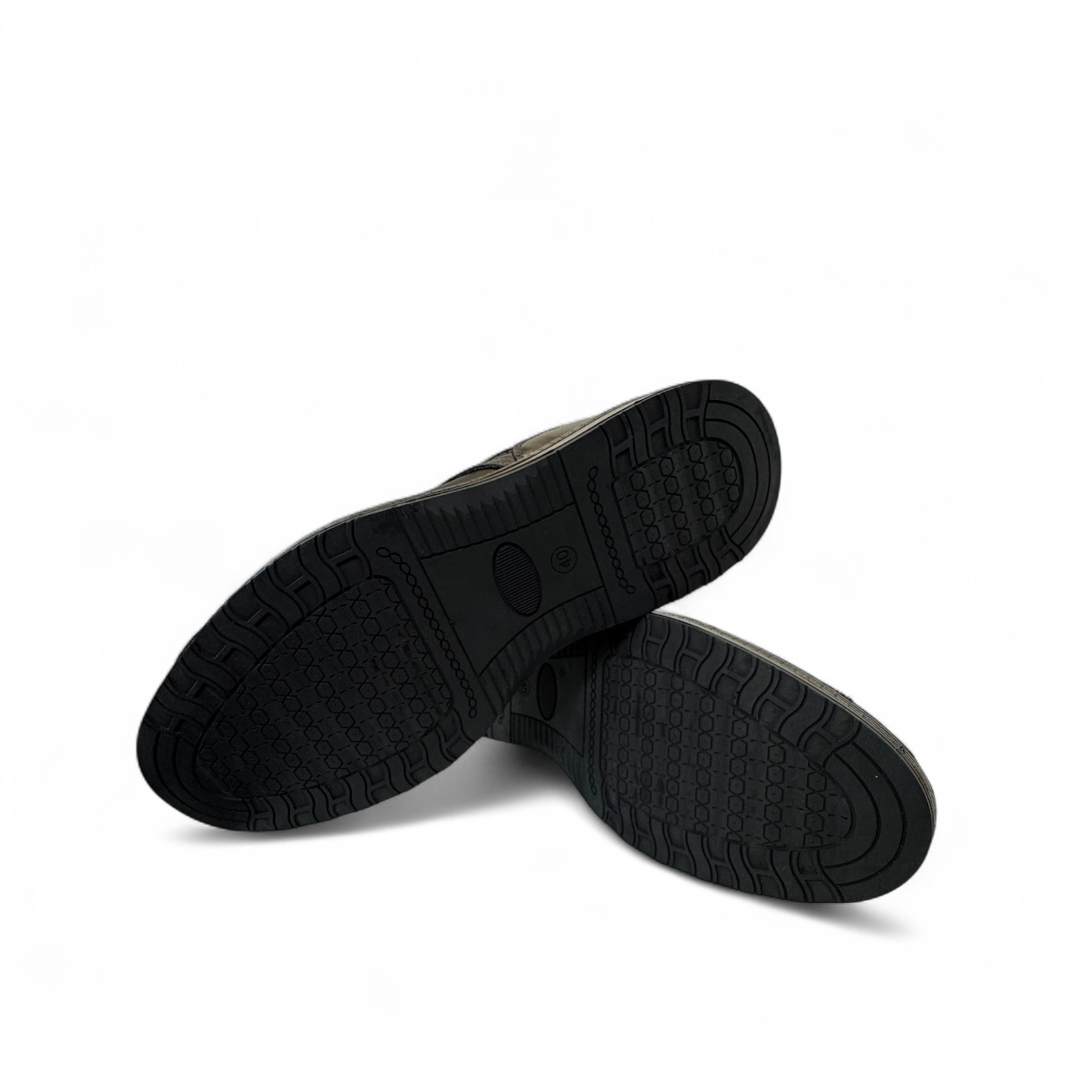 TATA SHOES SARCHESHMEH black leather lace-up formal shoes with handmade stitching and rubber outsole