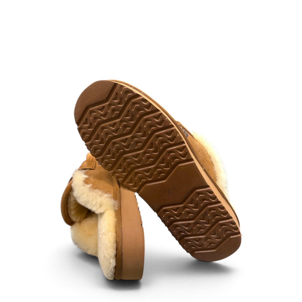 ARIA KAVIR MOCCASIN SLIPPERS - TAN