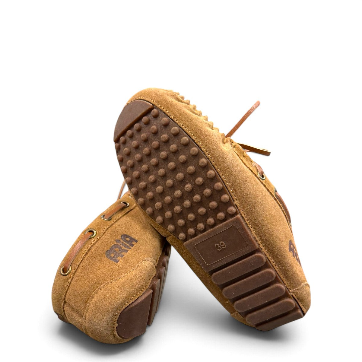ARIA RAHA MOCCASIN SLIPPERS - TAN