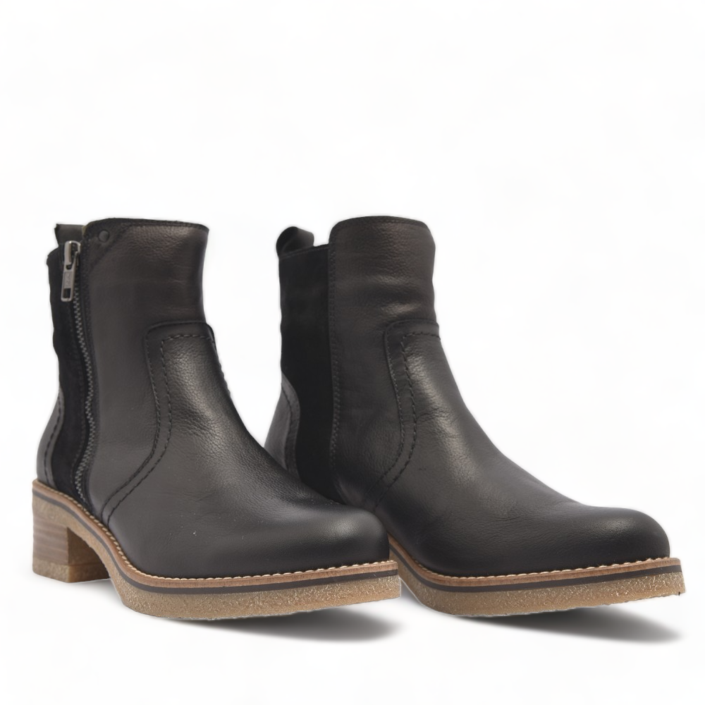 Baerchi Leather Boot Black