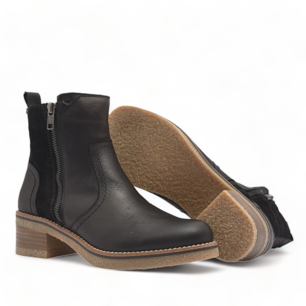 Baerchi Leather Boot Black