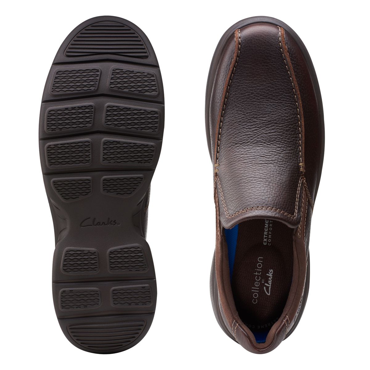 CLARKS BRADLEY STEP - BROWN TUMB