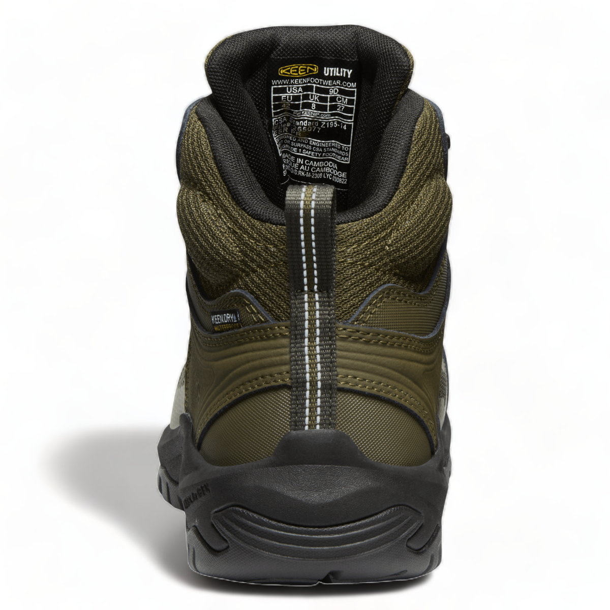 KEEN CSA RENO MID KBF WATERPROOF-OLIVE