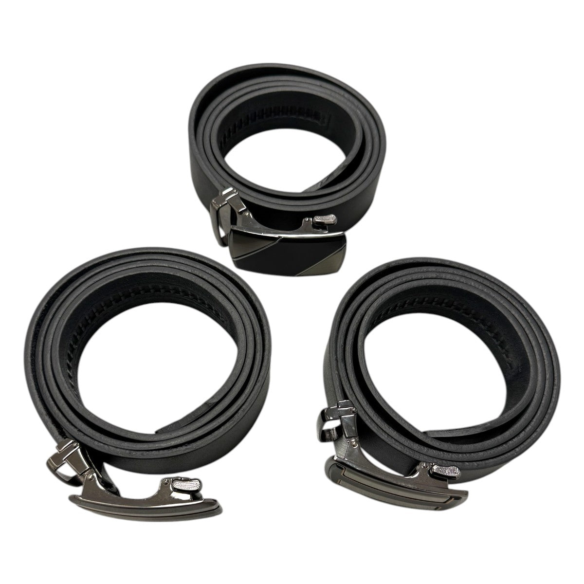 MEN'S GENUINE LEATHER BELT - BLACK