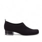 ROS HOMMERSON ESTHER BLACK STRETCH SUEDE
