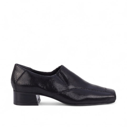 ROS HOMMERSON EAGAN BLACK PATENT LIZARD