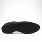 Atropat Kellyi brown leather lace-up dress shoe with polished finish and subtle handmade stitching details. Photo of bottom view.
