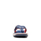 CLARKS BREEZE SEA - NAVY/RED