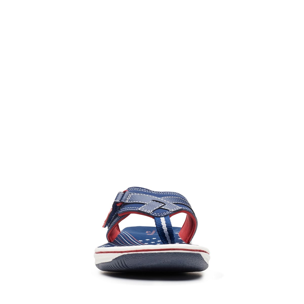 CLARKS BREEZE SEA - NAVY/RED