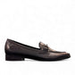 Bottero  black leather loafers with a metal horsebit detail and a classic slip-on silhouette.