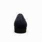 Bottero navy leather loafer with a metal horsebit detail and a low flat heel in a classic slip-on style