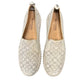 Bottero Gabe off-white leather loafers with intricate laser-cut detailing and a flexible ribbed sole.