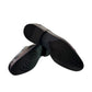 Fit minab black leather lace-up oxford shoe with cap toe and handmade stitching for formal or smart casual wear.