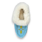 ALBERTA SUEDE MOCCASINS - TURQUOISE