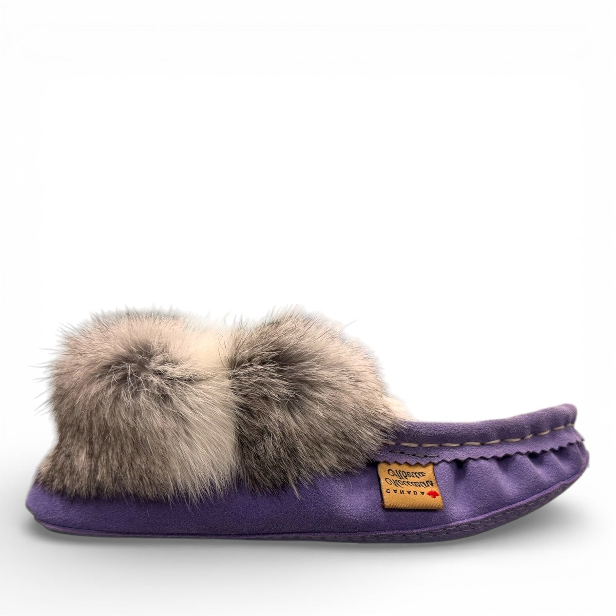 ALBERTA SUEDE MOCCASINS - PURPLE