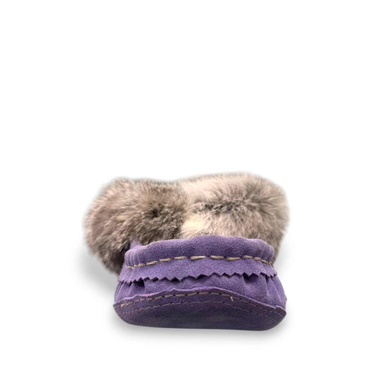 ALBERTA SUEDE MOCCASINS - PURPLE