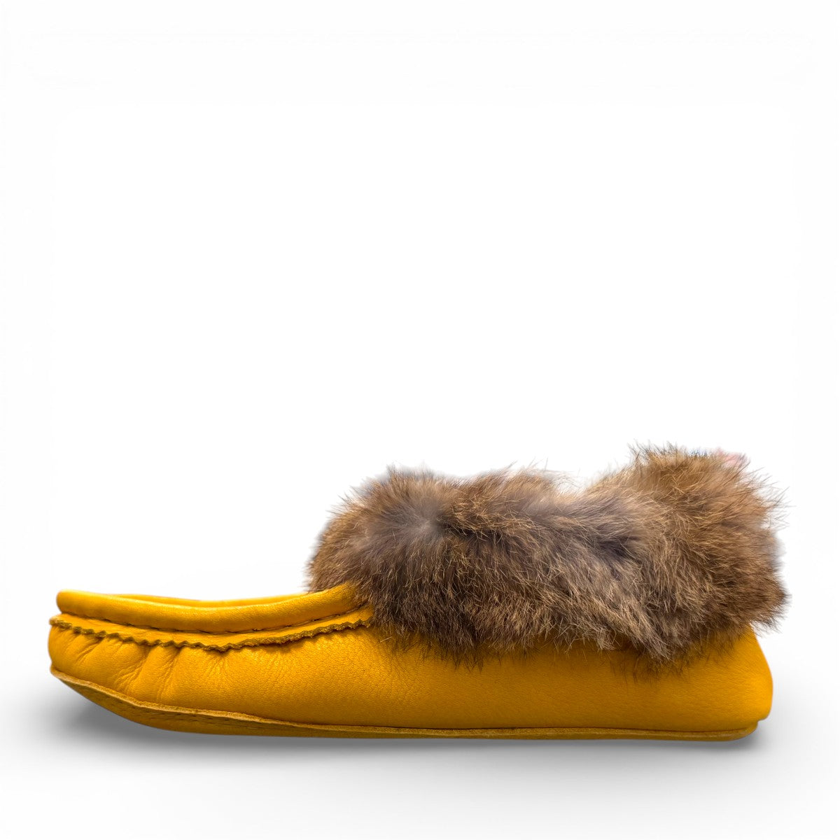 ALBERTA LEATHER MOCCASINS 2 - YELLOW