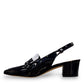 DJANGO & JULIETTE AIDAY-TODJ/ NAVY-DENIM PATENT LEATHER