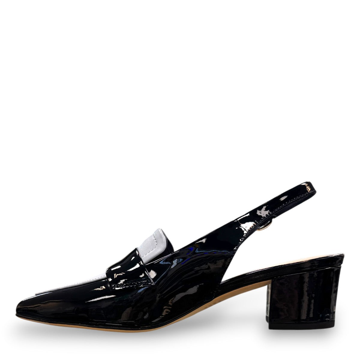 DJANGO & JULIETTE AIDAY-TODJ/ NAVY-DENIM PATENT LEATHER
