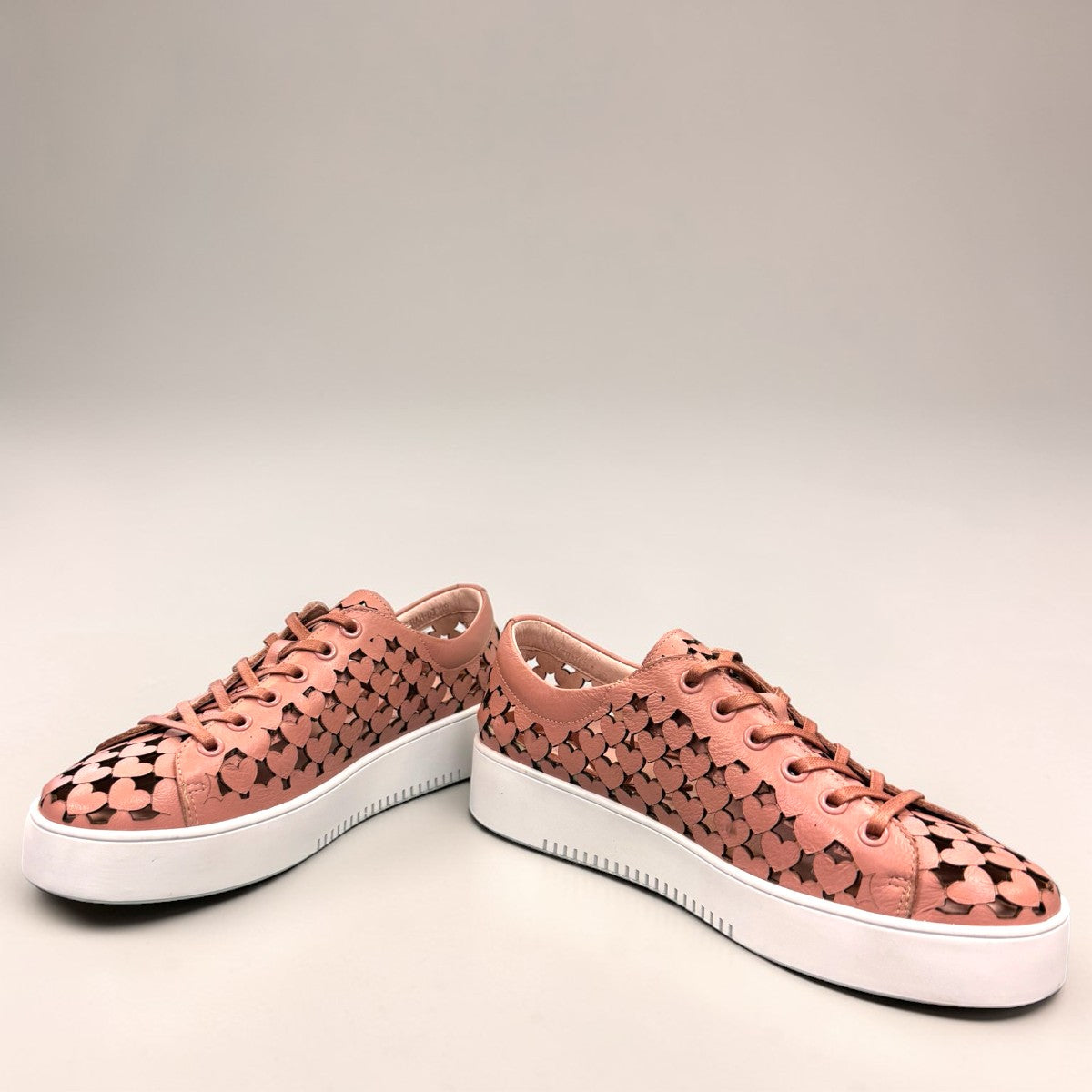 DJANGO & JULIETTE LEITHAH-DJ/ DK ROSE-WHITE SOLE - TUMBLE LEATHER