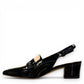 DJANGO & JULIETTE AIDAY-TODJ/ BLACK-IVORY PATENT LEATHER