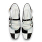DJANGO & JULIETTE BRYNNS-DJ/ BLACK-DENIM PATENT-LEATHER