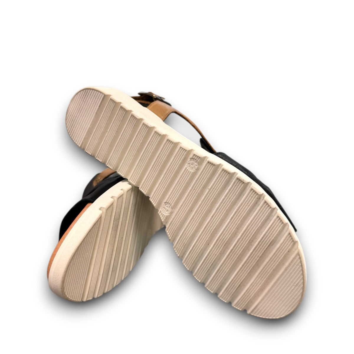 DJANGO & JULITTE MADIS-DJ  BLACK-DK TAN-WHITE SOLE